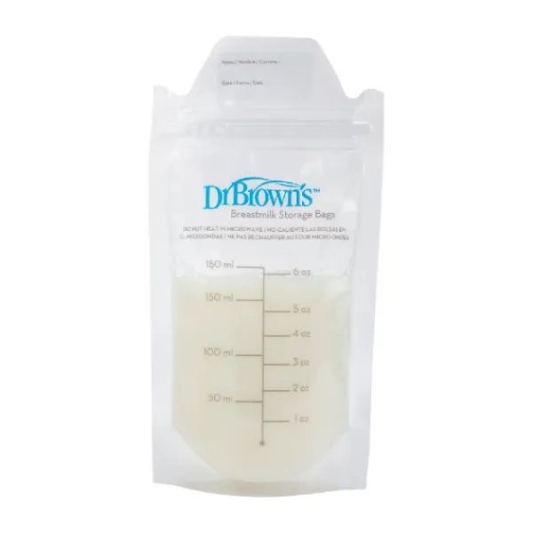 Dr. Brown's Bewaarzakje 25-Pack> Melk Bewaarzakjes