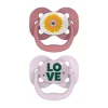 Dr. Brown's Fopspeen Roze/Grijs Fase 1 2-Pack> Fopspenen 0-6 Maanden