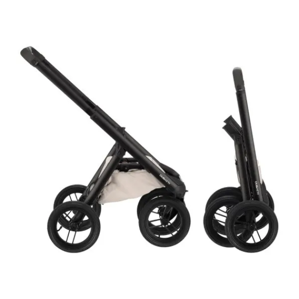Dubatti One E6 Kinderwagen 2-in-1 - Black / Walnut Brown> Uitbreidbare Kinderwagens|Wandelwagens
