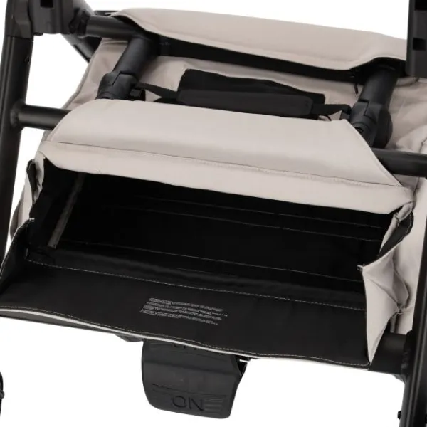 Dubatti One E6 Kinderwagen 2-in-1 - Black / Walnut Brown> Uitbreidbare Kinderwagens|Wandelwagens