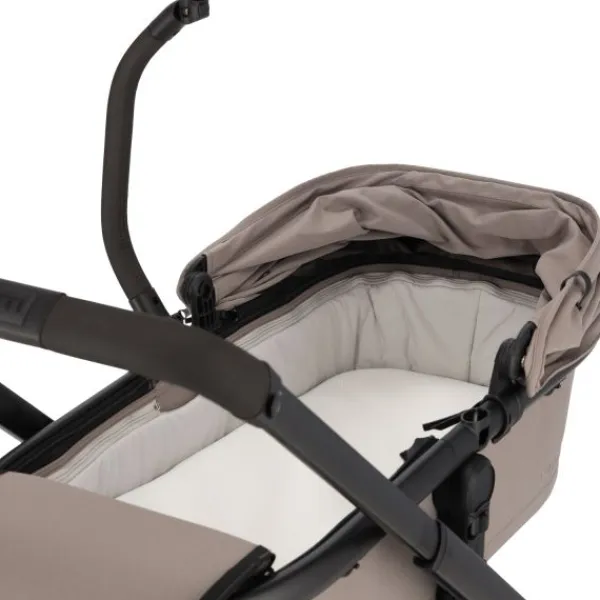Dubatti One E6 Kinderwagen 2-in-1 - Black / Walnut Brown> Uitbreidbare Kinderwagens|Wandelwagens