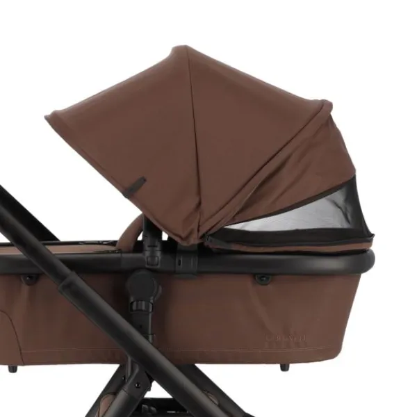 Dubatti One E6 Kinderwagen 2-in-1 - Black / Walnut Brown> Uitbreidbare Kinderwagens|Wandelwagens