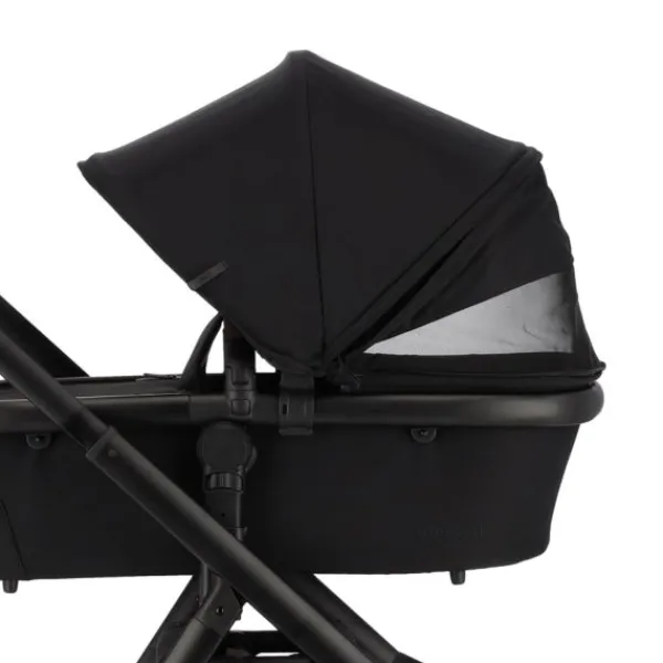 Dubatti One E6 Kinderwagen 2-in-1 - Black / Walnut Brown> Uitbreidbare Kinderwagens|Wandelwagens