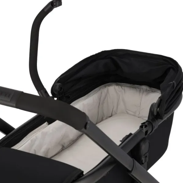 Dubatti One E6 Kinderwagen 2-in-1 - Black / Walnut Brown> Uitbreidbare Kinderwagens|Wandelwagens