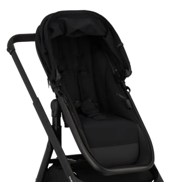 Dubatti One E6 Kinderwagen 2-in-1 - Black / Walnut Brown> Uitbreidbare Kinderwagens|Wandelwagens