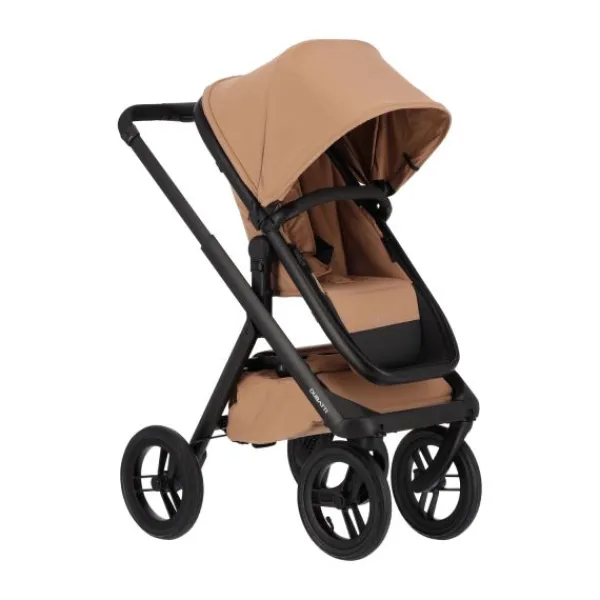 Dubatti One E6 Kinderwagen 2-in-1 - Black / Walnut Brown> Uitbreidbare Kinderwagens|Wandelwagens