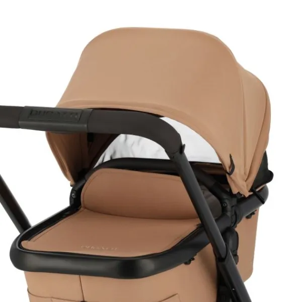 Dubatti One E6 Kinderwagen 2-in-1 - Black / Walnut Brown> Uitbreidbare Kinderwagens|Wandelwagens