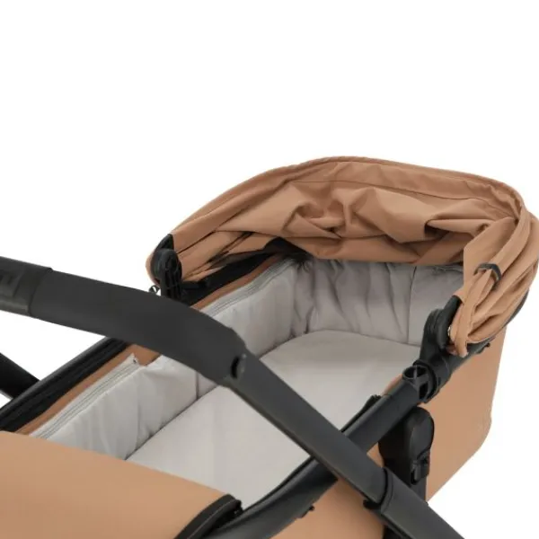 Dubatti One E6 Kinderwagen 2-in-1 - Black / Walnut Brown> Uitbreidbare Kinderwagens|Wandelwagens