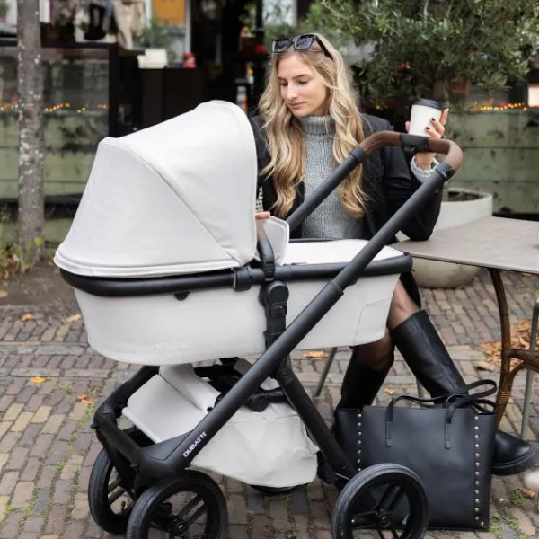 Dubatti One E6 Kinderwagen 2-in-1 - Dark Brown / Walnut Brown> Uitbreidbare Kinderwagens|Wandelwagens