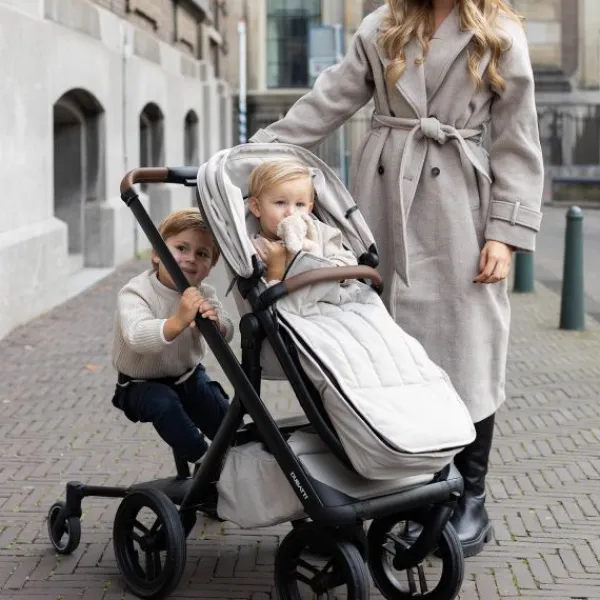 Dubatti One E6 Kinderwagen 2-in-1 - Dark Brown / Walnut Brown> Uitbreidbare Kinderwagens|Wandelwagens