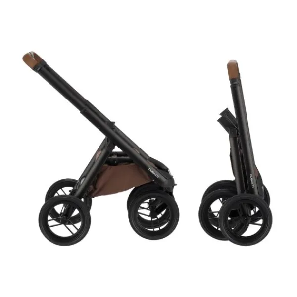 Dubatti One E6 Kinderwagen 2-in-1 - Dark Brown / Walnut Brown> Uitbreidbare Kinderwagens|Wandelwagens