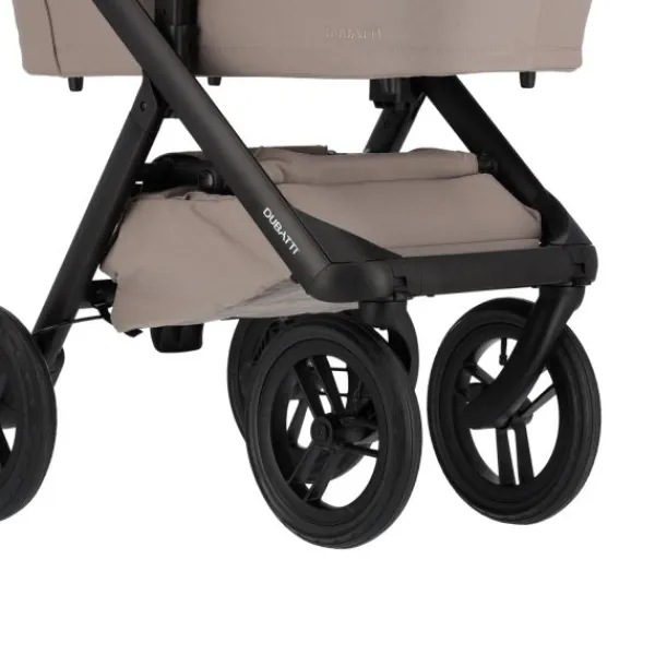 Dubatti One E6 Kinderwagen 2-in-1 - Dark Brown / Walnut Brown> Uitbreidbare Kinderwagens|Wandelwagens