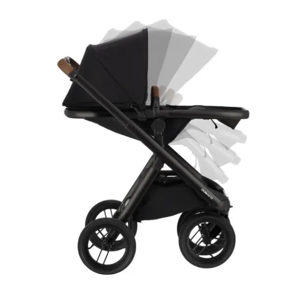 Dubatti One E6 Kinderwagen 2-in-1 - Dark Brown / Walnut Brown> Uitbreidbare Kinderwagens|Wandelwagens