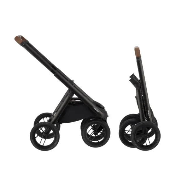 Dubatti One E6 Kinderwagen 2-in-1 - Dark Brown / Walnut Brown> Uitbreidbare Kinderwagens|Wandelwagens