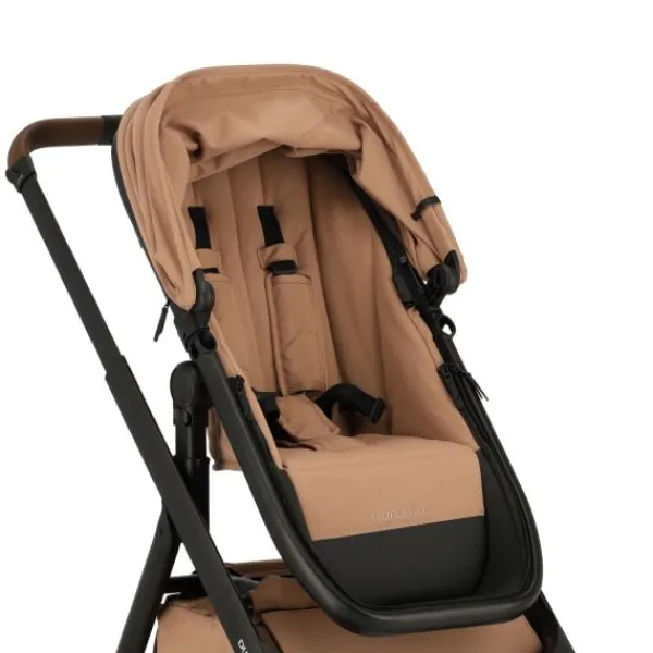 Dubatti One E6 Kinderwagen 2-in-1 - Dark Brown / Walnut Brown> Uitbreidbare Kinderwagens|Wandelwagens