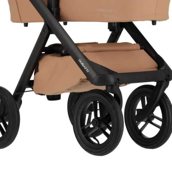 Dubatti One E6 Kinderwagen 2-in-1 - Dark Brown / Walnut Brown> Uitbreidbare Kinderwagens|Wandelwagens