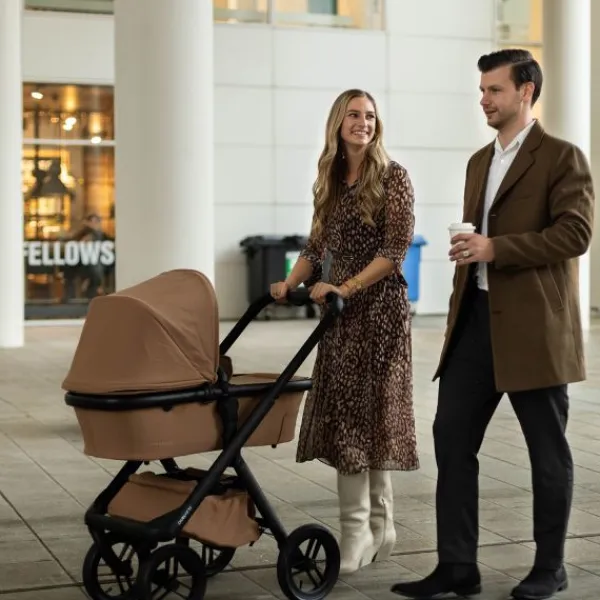 Dubatti One E6 Kinderwagen 2-in-1 - Dark Brown / Walnut Brown> Uitbreidbare Kinderwagens|Wandelwagens