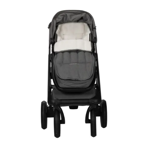 Dubatti One E5 Kinderwagen 2-in-1 Grey Frame Black/Cognac> Wandelwagens|Complete Kinderwagens