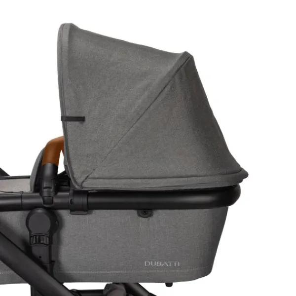 Dubatti One E5 Kinderwagen 2-in-1 Grey Frame Black/Cognac> Wandelwagens|Complete Kinderwagens