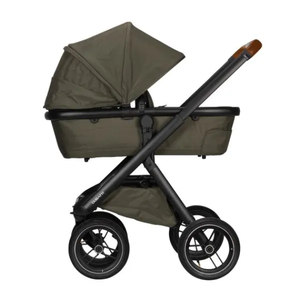 Dubatti One E5 Kinderwagen 2-in-1 Grey Frame Black/Cognac> Wandelwagens|Complete Kinderwagens