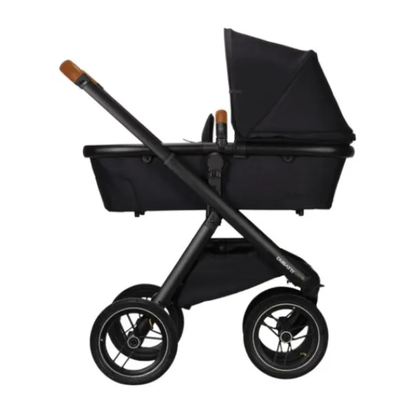 Dubatti One E5 Kinderwagen 2-in-1 Grey Frame Black/Cognac> Wandelwagens|Complete Kinderwagens