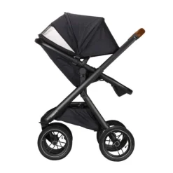 Dubatti One E5 Kinderwagen 2-in-1 Grey Frame Black/Cognac><noscript><img width=