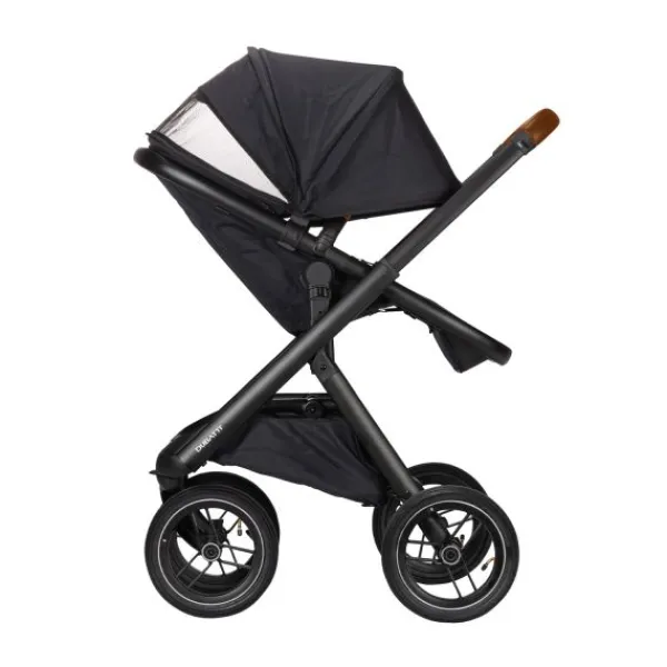 Dubatti One E5 Kinderwagen 2-in-1 Grey Frame Black/Cognac> Wandelwagens|Complete Kinderwagens