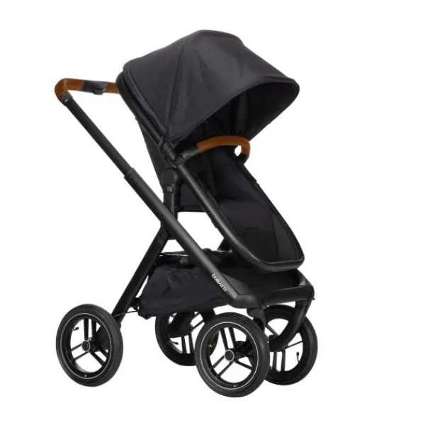 Dubatti One E5 Kinderwagen 2-in-1 Grey Frame Black/Cognac> Wandelwagens|Complete Kinderwagens