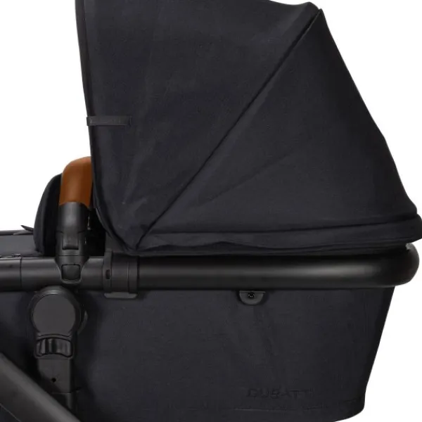 Dubatti One E5 Kinderwagen 2-in-1 Grey Frame Black/Cognac> Wandelwagens|Complete Kinderwagens
