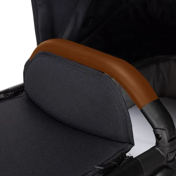 Dubatti One E5 Kinderwagen 2-in-1 Grey Frame Black/Cognac> Wandelwagens|Complete Kinderwagens