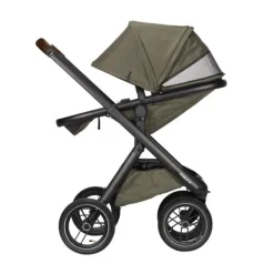 Dubatti One E5 Kinderwagen 2-in-1 Grey Frame Black/Dark Brown><noscript><img width=