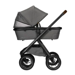 Dubatti One E5 Kinderwagen 2-in-1 Grey Frame Black/Dark Brown><noscript><img width=