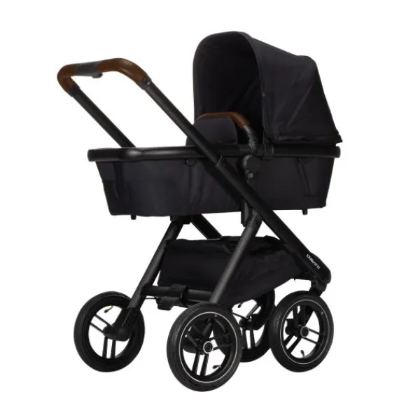Dubatti One E5 Kinderwagen 2-in-1 Grey Frame Black/Dark Brown> Wandelwagens|Complete Kinderwagens