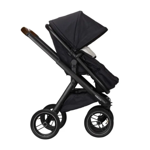 Dubatti One E5 Kinderwagen 2-in-1 Grey Frame Black/Dark Brown> Wandelwagens|Complete Kinderwagens