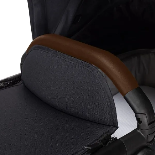 Dubatti One E5 Kinderwagen 2-in-1 Grey Frame Black/Dark Brown> Wandelwagens|Complete Kinderwagens