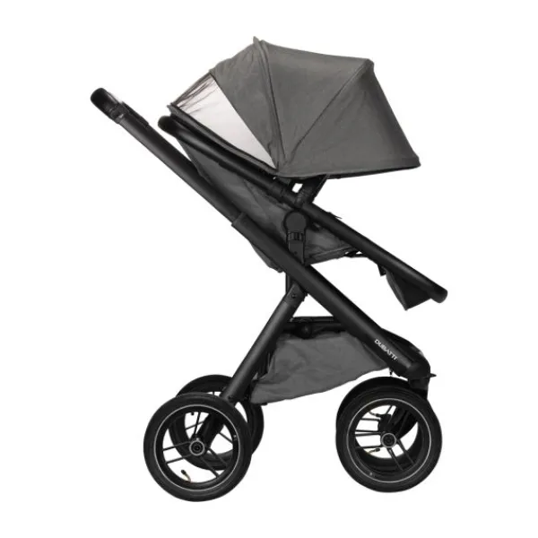 Dubatti One E5 Kinderwagen 2-in-1 Grey Frame Black/Black> Wandelwagens|Complete Kinderwagens