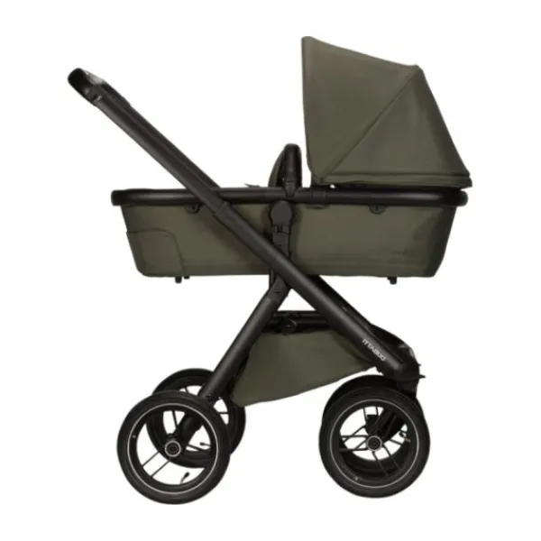 Dubatti One E5 Kinderwagen 2-in-1 Grey Frame Black/Black> Wandelwagens|Complete Kinderwagens