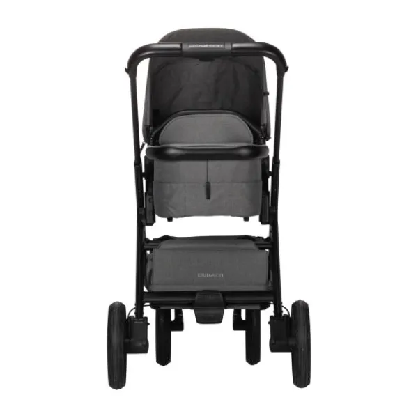 Dubatti One E5 Kinderwagen 2-in-1 Grey Frame Black/Black> Wandelwagens|Complete Kinderwagens