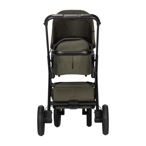 Dubatti One E5 Kinderwagen 2-in-1 Grey Frame Black/Black> Wandelwagens|Complete Kinderwagens