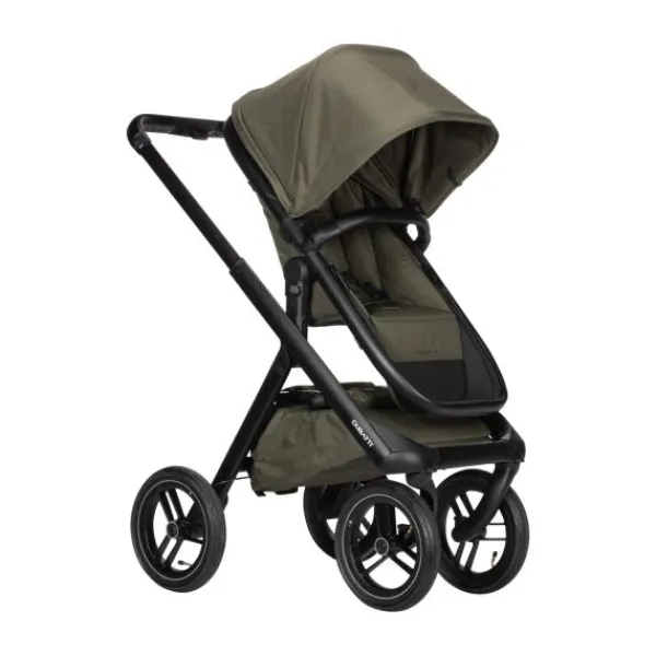 Dubatti One E5 Kinderwagen 2-in-1 Grey Frame Black/Black> Wandelwagens|Complete Kinderwagens