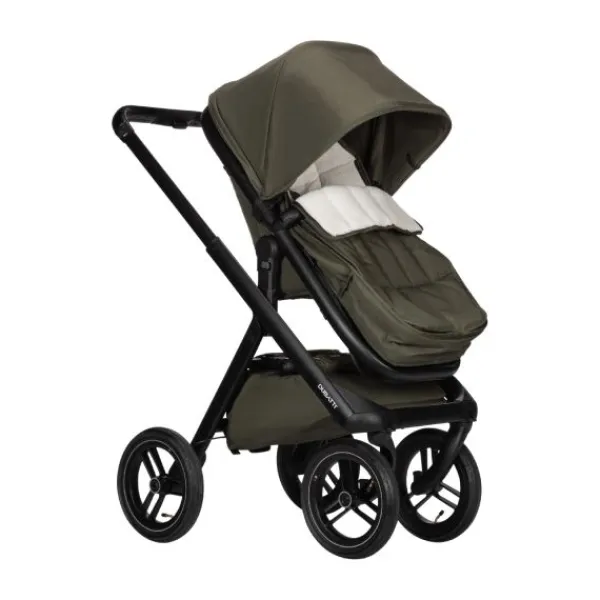 Dubatti One E5 Kinderwagen 2-in-1 Grey Frame Black/Black> Wandelwagens|Complete Kinderwagens