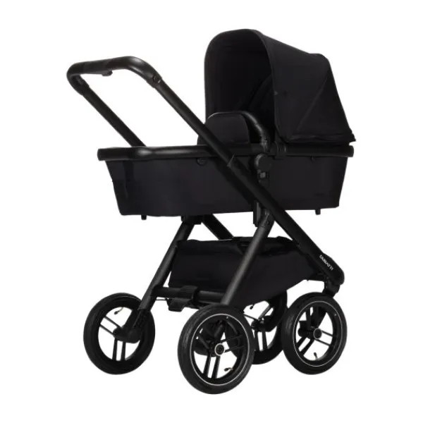 Dubatti One E5 Kinderwagen 2-in-1 Grey Frame Black/Black> Wandelwagens|Complete Kinderwagens