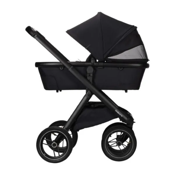 Dubatti One E5 Kinderwagen 2-in-1 Grey Frame Black/Black> Wandelwagens|Complete Kinderwagens