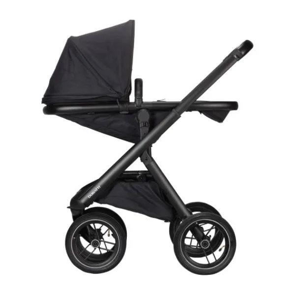 Dubatti One E5 Kinderwagen 2-in-1 Grey Frame Black/Black> Wandelwagens|Complete Kinderwagens