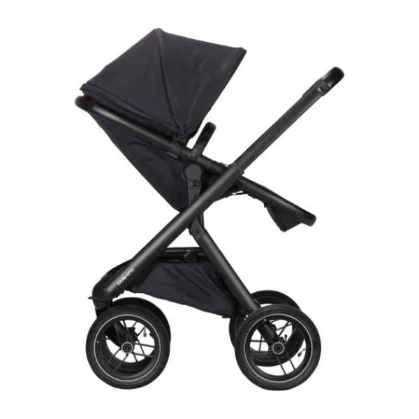 Dubatti One E5 Kinderwagen 2-in-1 Grey Frame Black/Black> Wandelwagens|Complete Kinderwagens