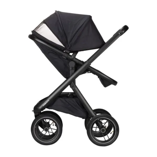 Dubatti One E5 Kinderwagen 2-in-1 Grey Frame Black/Black> Wandelwagens|Complete Kinderwagens