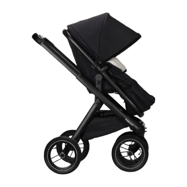 Dubatti One E5 Kinderwagen 2-in-1 Grey Frame Black/Black> Wandelwagens|Complete Kinderwagens