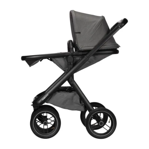 Dubatti One E5 Kinderwagen 2-in-1 Grey Frame Black/Black> Wandelwagens|Complete Kinderwagens