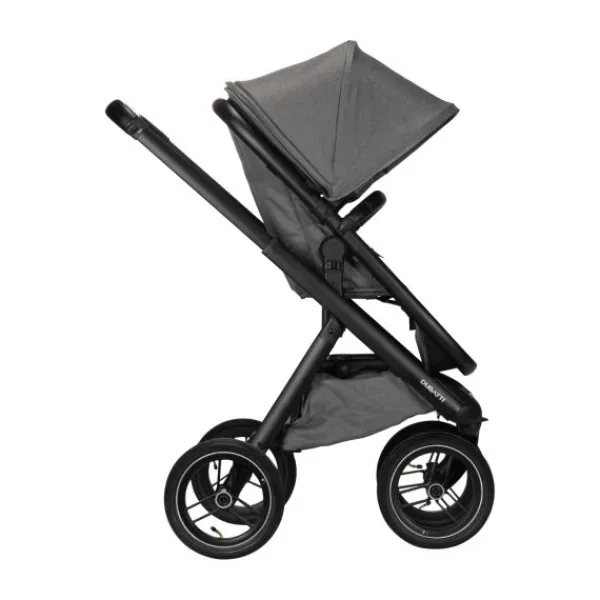 Dubatti One E5 Kinderwagen 2-in-1 Grey Frame Black/Black> Wandelwagens|Complete Kinderwagens