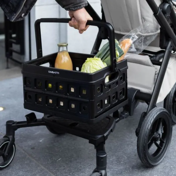 Dubatti One Strollerboard Set - Strollerboard + Adapterset + Crate Adapter + Folding Crate> Accessoires Kinderwagens|Accessoires Tweeling/Duo